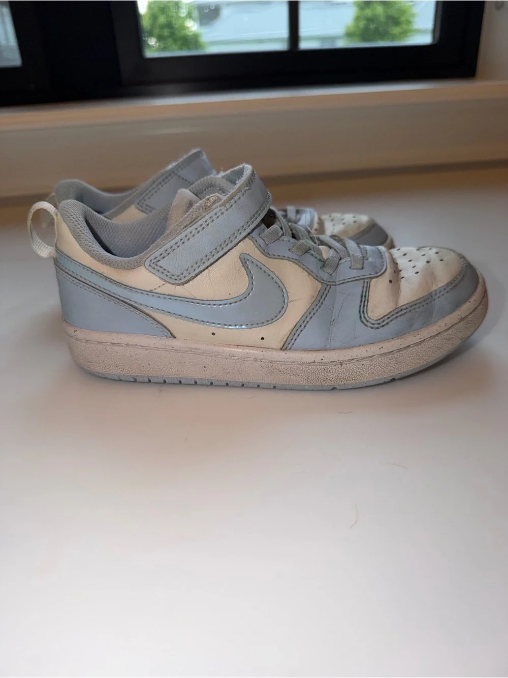 KIDS' NIKE LITTLE KID COURT BOROUGH LOW RECRAFT SNEAKERS